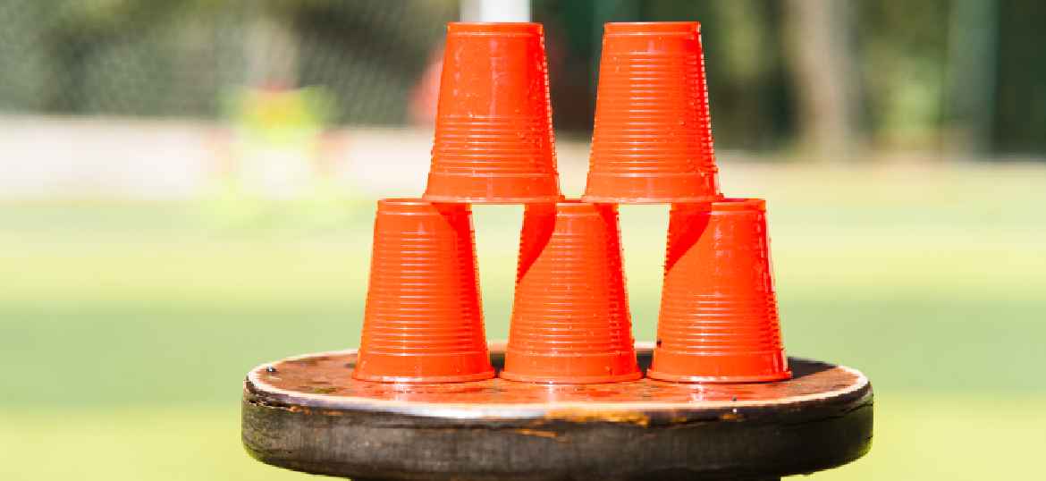 red cones